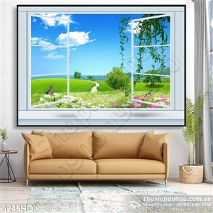 Tranh hoa lá nghệ thuật