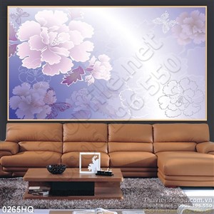 Tranh hoa lá dán tường đẹp