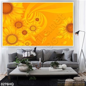 Tranh hoa dán tường đẹp