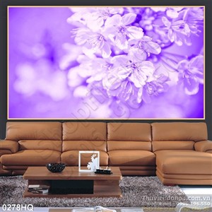 Tranh hoa trang trí nghệ thuật