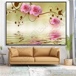 Tranh hoa lá treo tường đẹp