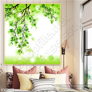 Tranh hoa lá nghệ thuật