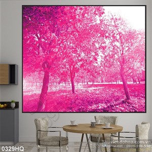 Tranh hoa lá trang trí tường đẹp