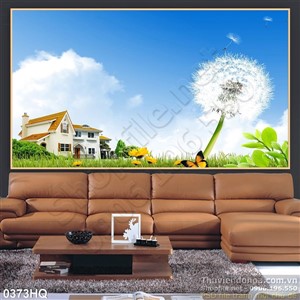 Tranh hoa bồ công anh