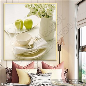 Tranh hoa lá trang trí tường đẹp