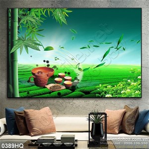 Tranh hoa lá treo tường độc đáo