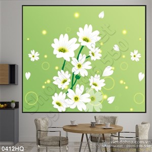 Tranh hoa lá trang trí tường đẹp