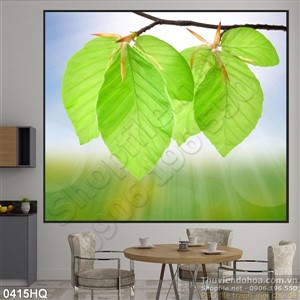 Tranh hoa lá treo tường đẹp