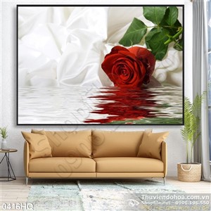 Tranh hoa lá trang trí treo tường