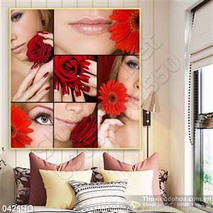 Tranh hoa lá nghệ thuật