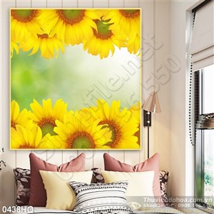 Tranh hoa hướng dương đẹp