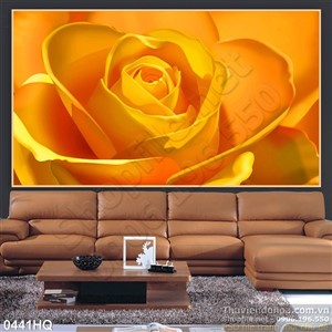 Tranh hoa hồng treo tường độc đáo