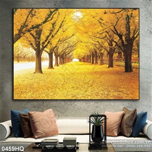 Tranh hoa lá mùa thu Châu Âu