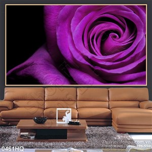 Tranh hoa hồng trang trí treo tường