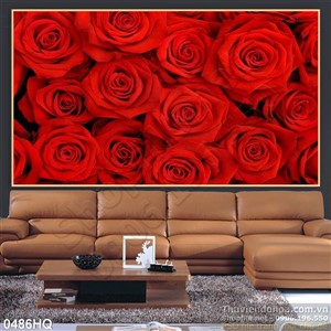 Tranh hoa hồng nghệ thuật đẹp