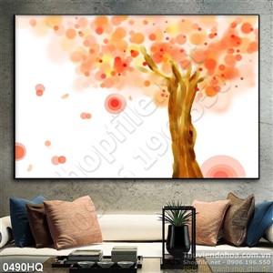 Tranh hoa treo tường hiện đại