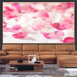 Tranh hoa hồng trang trí đẹp
