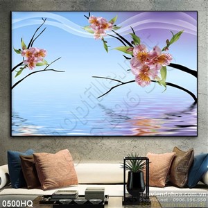 Tranh hoa lá nghệ thuật độc đáo