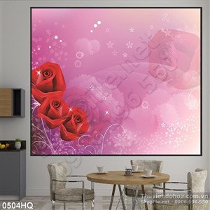 Tranh hoa hồng đẹp