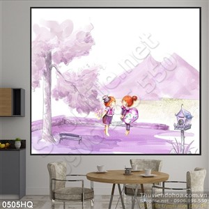 Tranh hoa hiện đại treo tường đẹp