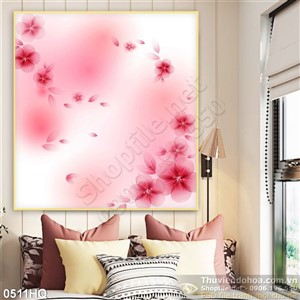 Tranh hoa lá treo tường độc đáo