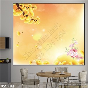 Tranh hoa mai trang trí đẹp