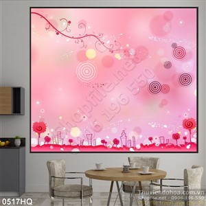 Tranh hoa trang trí đẹp độc đáo