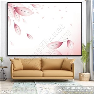 Tranh hoa lá đẹp độc đáo