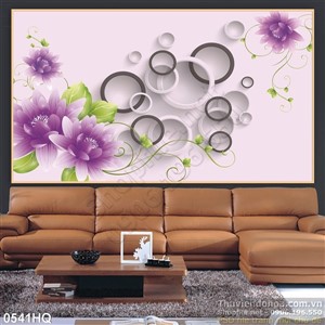 Tranh hoa lá trang trí tường đẹp