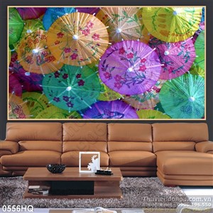 Tranh dù trang trí đẹp