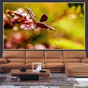 Tranh hoa lá treo tường độc đáo