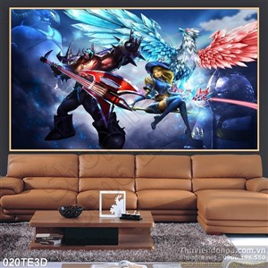 Tranh 3D trẻ em hoạt hình Nhật Bản