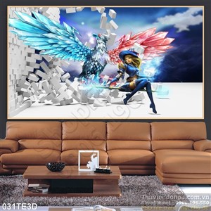 Tranh 3D trẻ em Nhật Bản