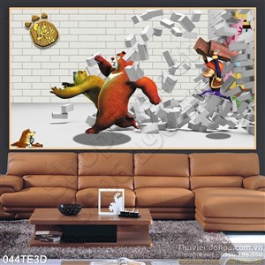 Tranh 3D trẻ em nghệ thuật