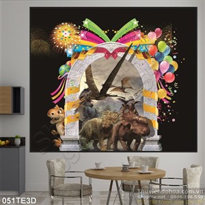 Tranh 3D trẻ em nghệ thuật