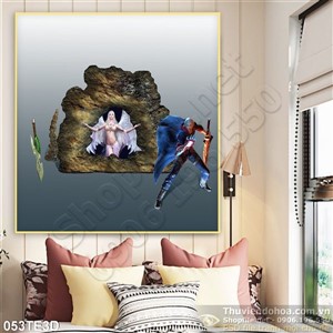 Tranh 3D trẻ em trang trí phòng