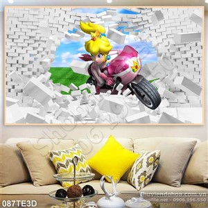 Tranh 3D trẻ em nghệ thuật đẹp