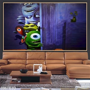 Tranh 3D trẻ em trang trí đẹp