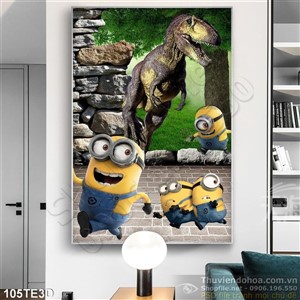 Tranh 3D trẻ em treo tường đẹp