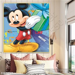 Tranh 3D trẻ em treo tường đẹp