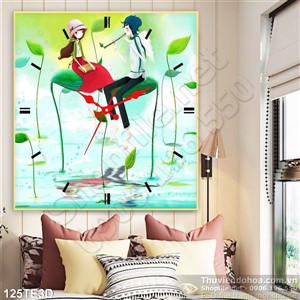 Tranh 3D trẻ em dán tường