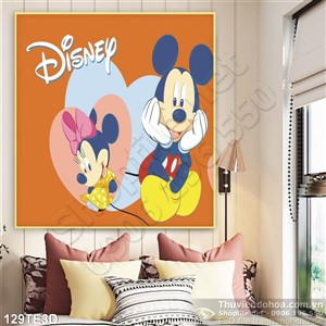 Tranh 3D trẻ em chuột Mickey