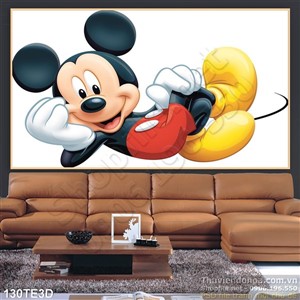 Tranh 3D trẻ em Mickey