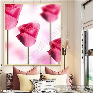 Tranh hoa hồng hiện đại