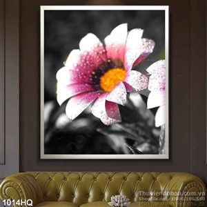 Tranh hoa lá độc đáo