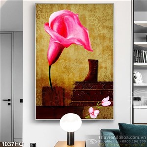 Tranh hoa Vân môn trang trí độc đáo