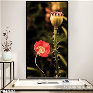 Tranh hoa hồng trang trí độc đáo