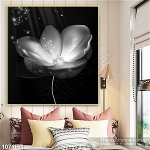 Tranh hoa trang trí phòng khách