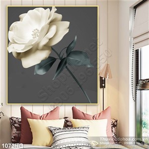 Tranh hoa hồng trang trí phòng ngủ