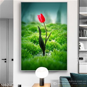 Tranh hoa tulip đẹp